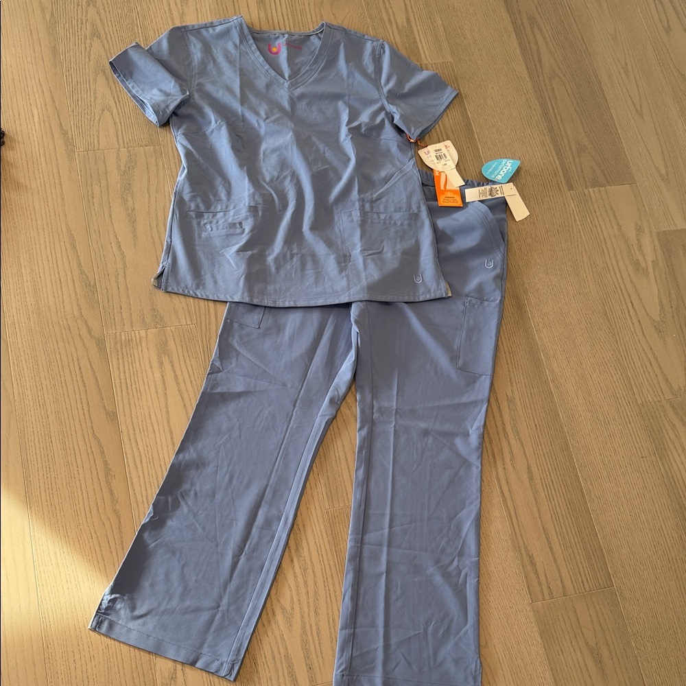 Ceil Blue Scrub Set